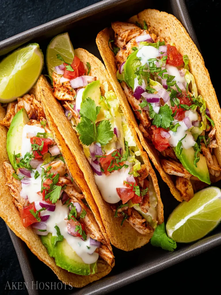 Air Fryer Chicken Tacos First Image
