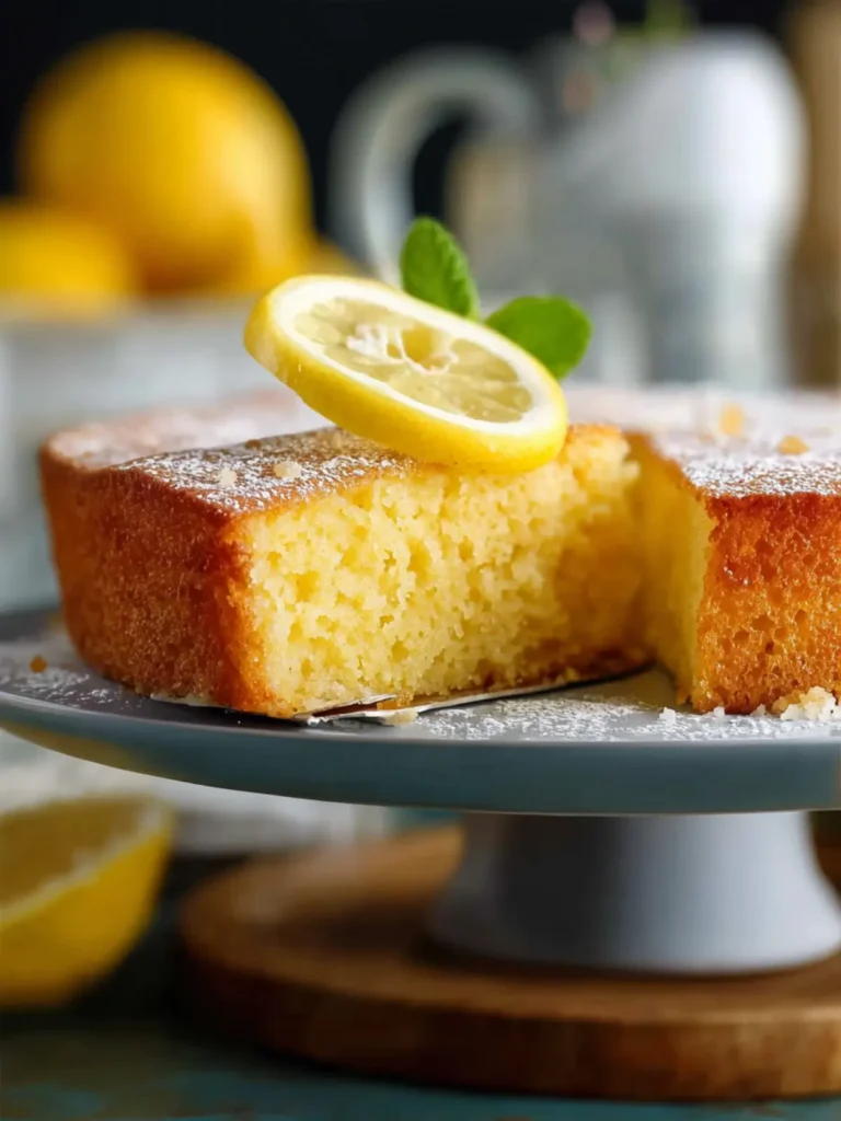 Almond Flour Lemon Cake First Image