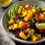 Bright Mango Avocado Black Rice Salad: A Zesty Delight First Image