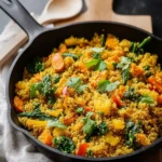 Coconut Turmeric Vegetable Quinoa Skillet: Cozy Comfort Food First Image