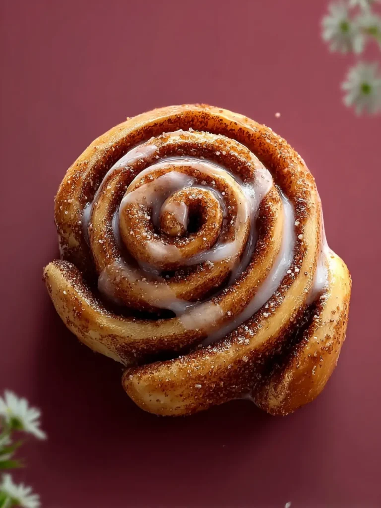 Spring Shaped Cinnamon Rolls First Image
