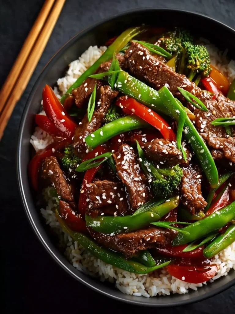 asian sweet ginger beef stir fry First Image