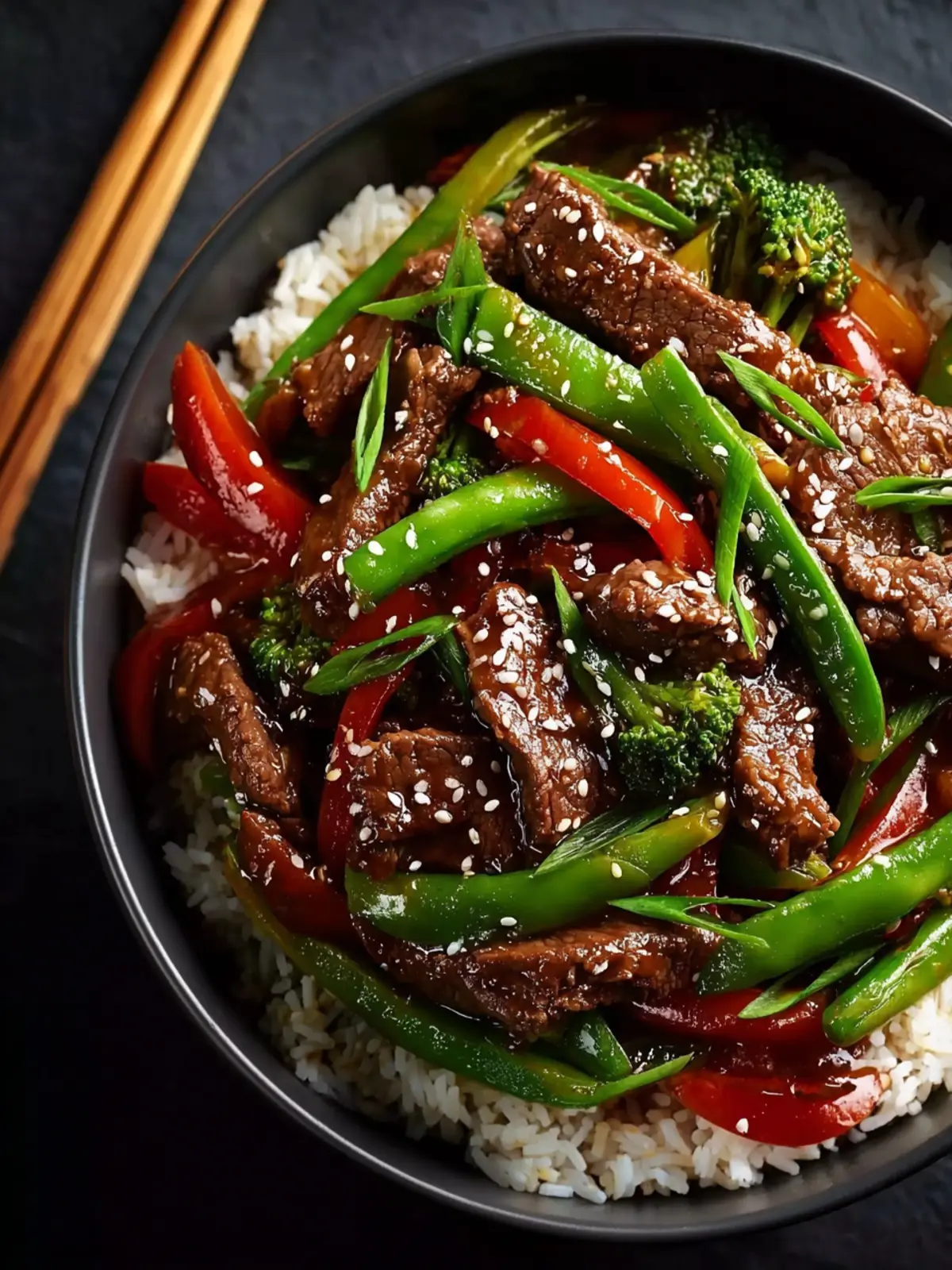 asian sweet ginger beef stir fry First Image