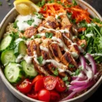 homemade chicken shawarma bowl First Image