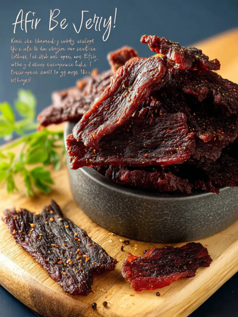 Air Fryer Beef Jerky First Image