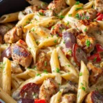 Cajun Chicken and Sausage Pasta First Image