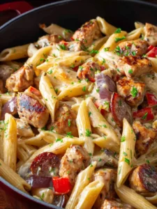 Cajun Chicken and Sausage Pasta First Image