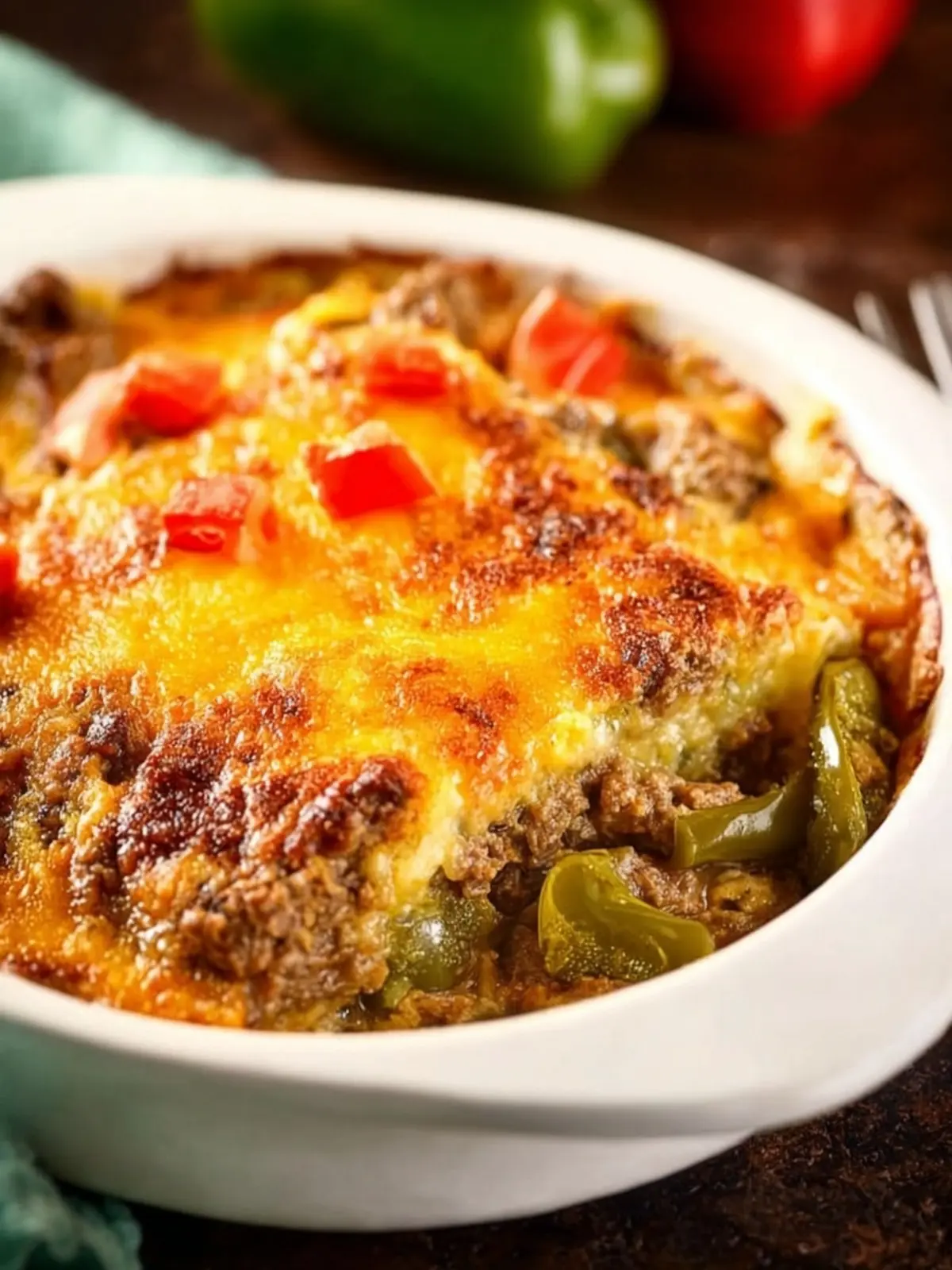 Chile Relleno Casserole with Meat First Image
