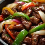 Chinese Pepper Steak with Onions – A Savory Homemade Delight First Image