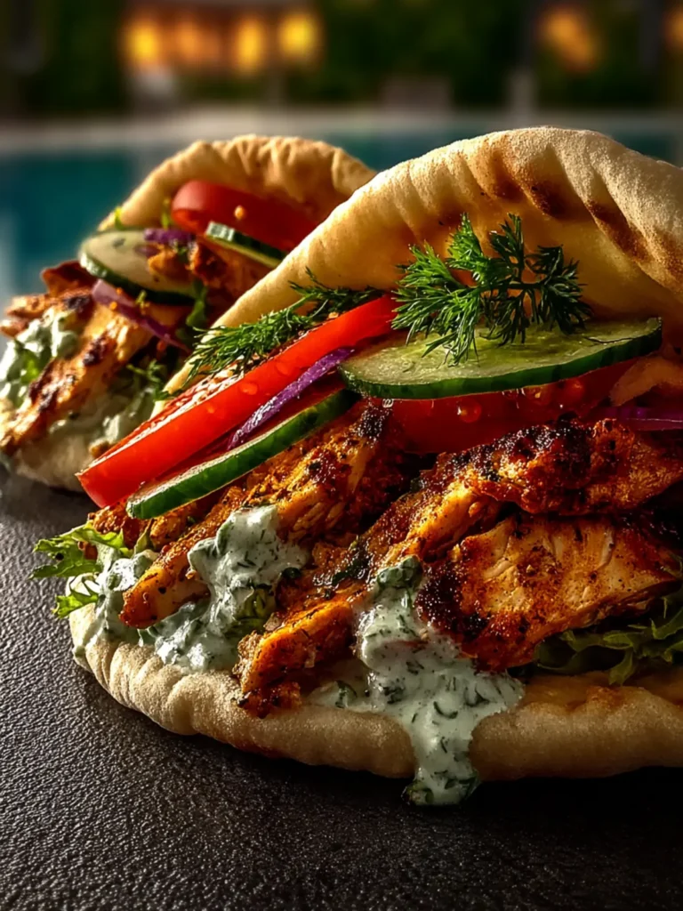 Flavor-Packed Chicken Pitas First Image