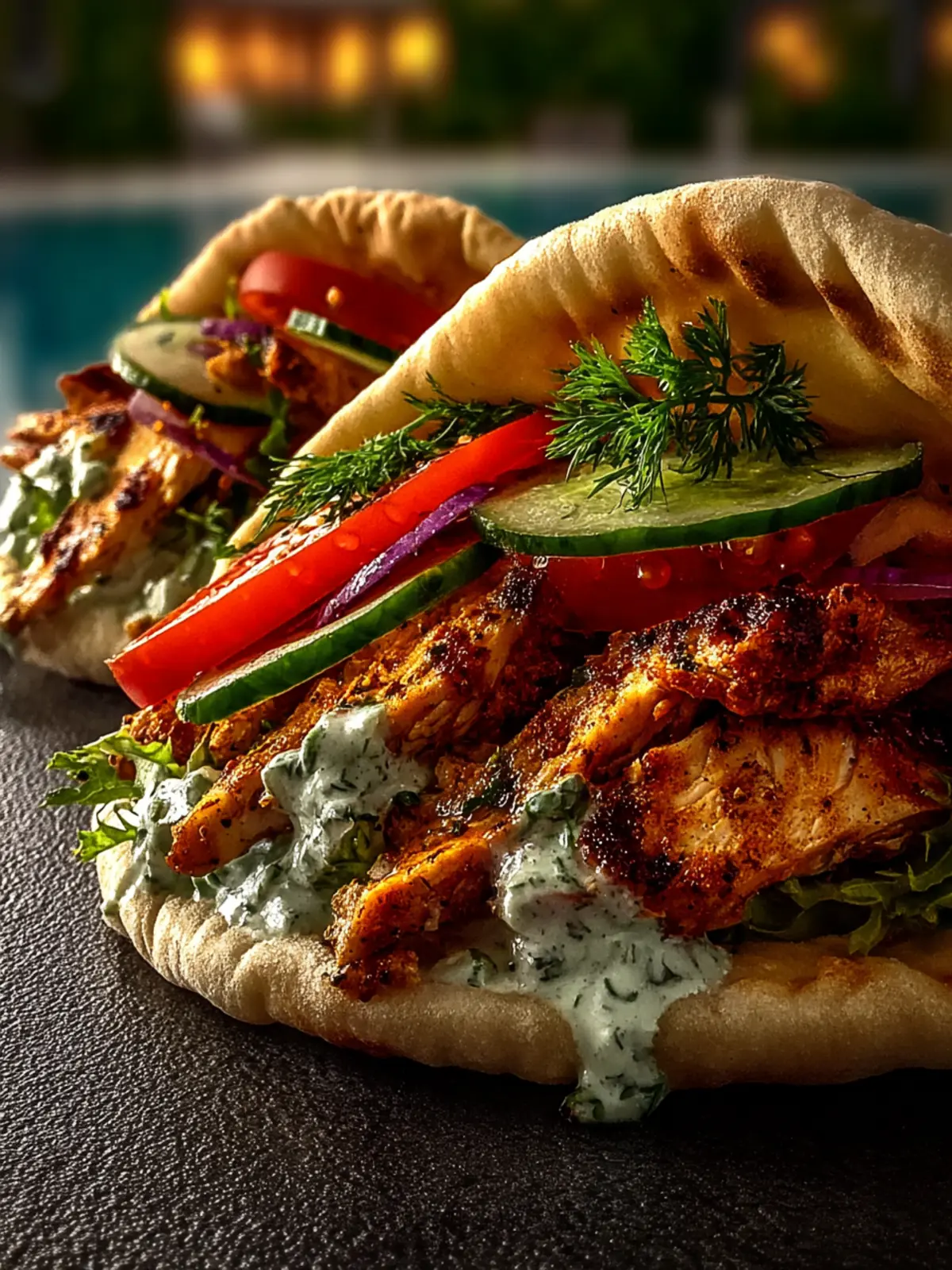 Flavor-Packed Chicken Pitas First Image