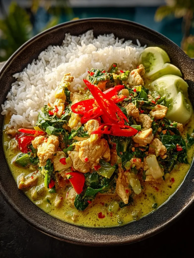 Ground Chicken Green Thai Curry First Image