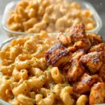 Honey Garlic Butter Chicken Mac and Cheese First Image