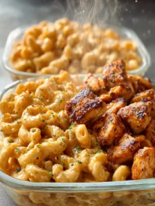 Honey Garlic Butter Chicken Mac and Cheese First Image