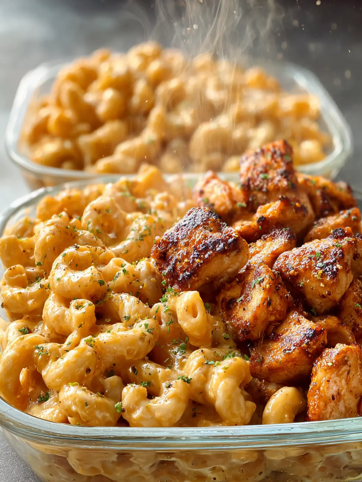 Honey Garlic Butter Chicken Mac and Cheese First Image