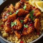 Honey Garlic Chicken Quinoa First Image