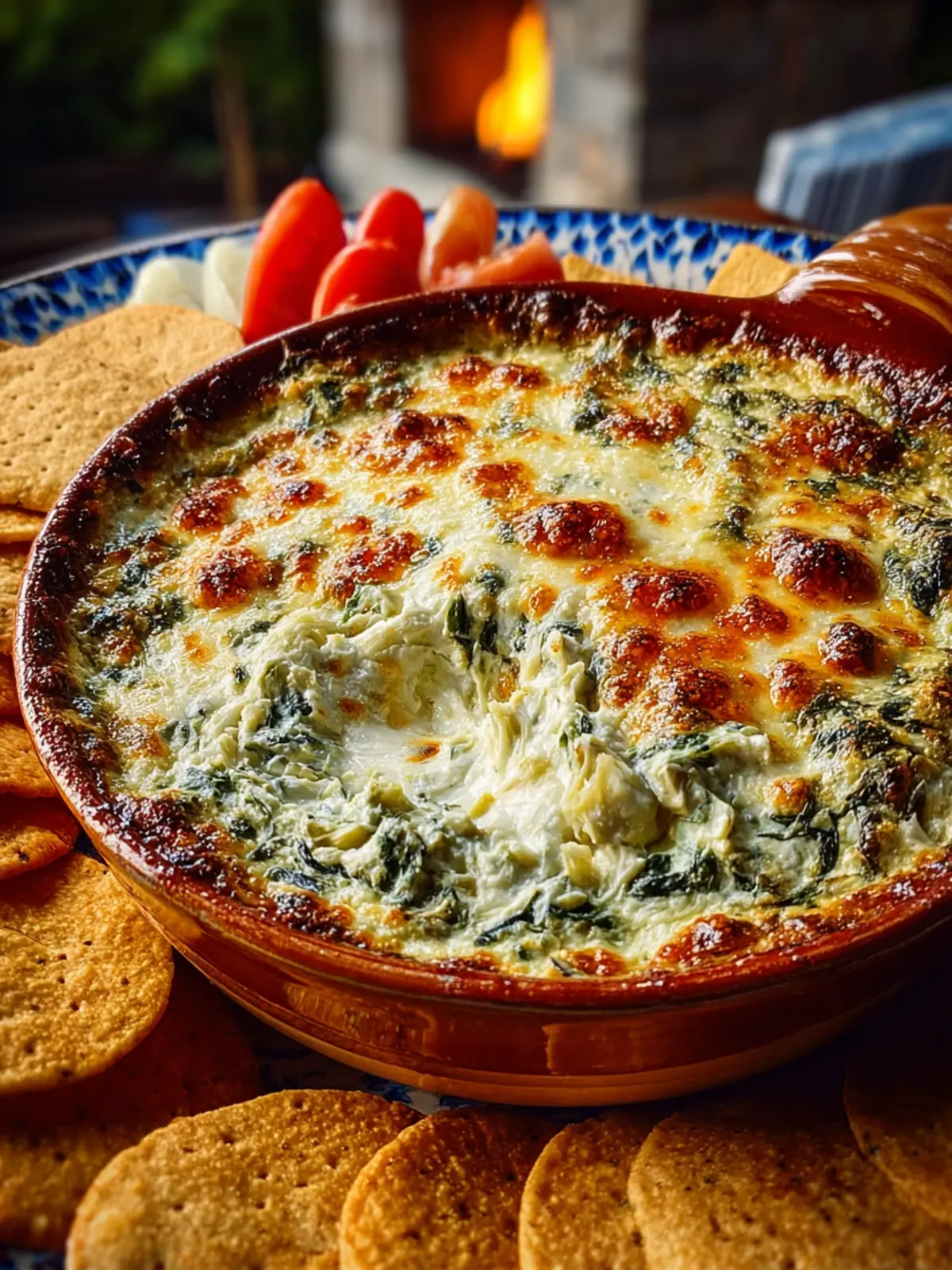 Hot Spinach Artichoke Dip First Image