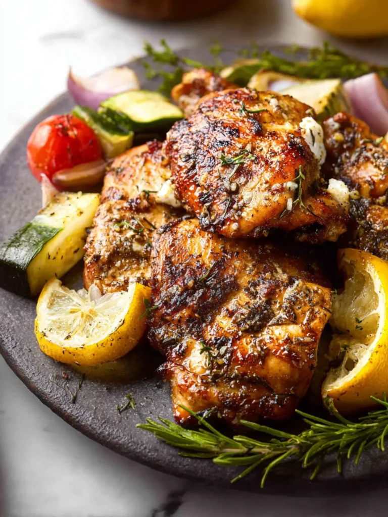 Lemon & Garlic Greek Marinated Chicken First Image