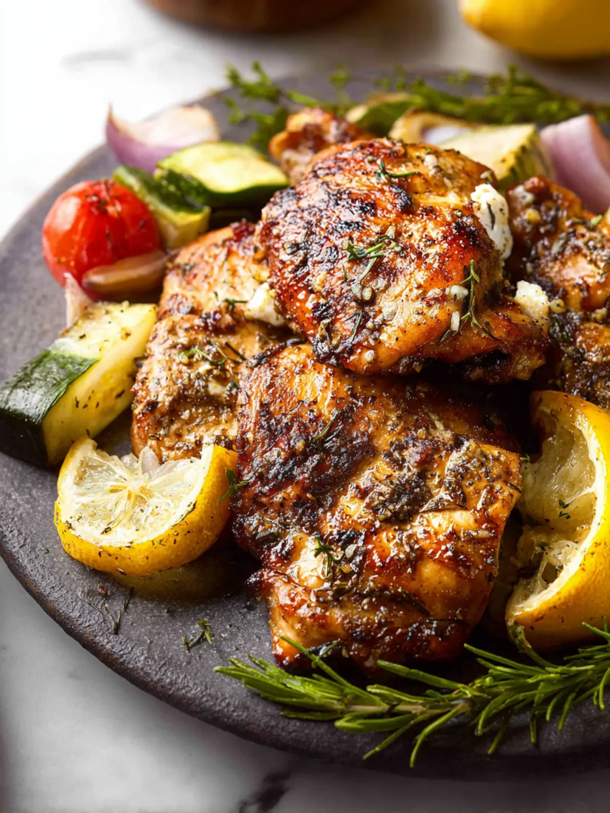 Lemon & Garlic Greek Marinated Chicken First Image