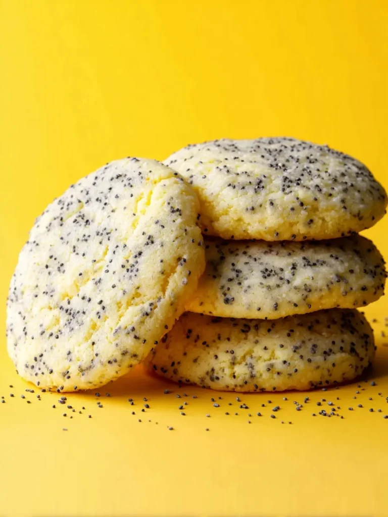 Lemon Poppy Seed Cookies First Image