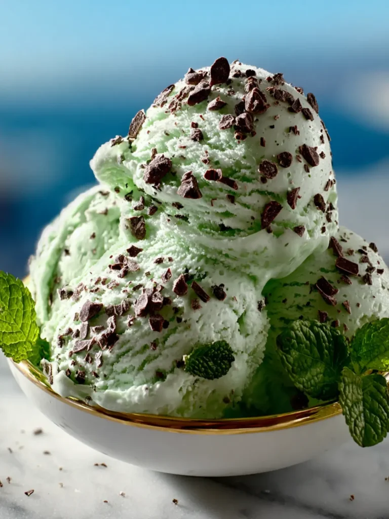 Mint Chocolate Chip Protein Ice Cream First Image
