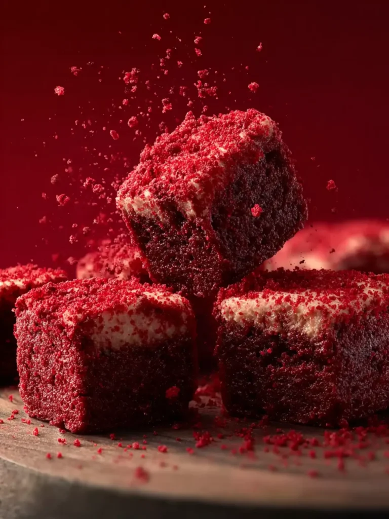 Red Velvet Brownie Bites First Image