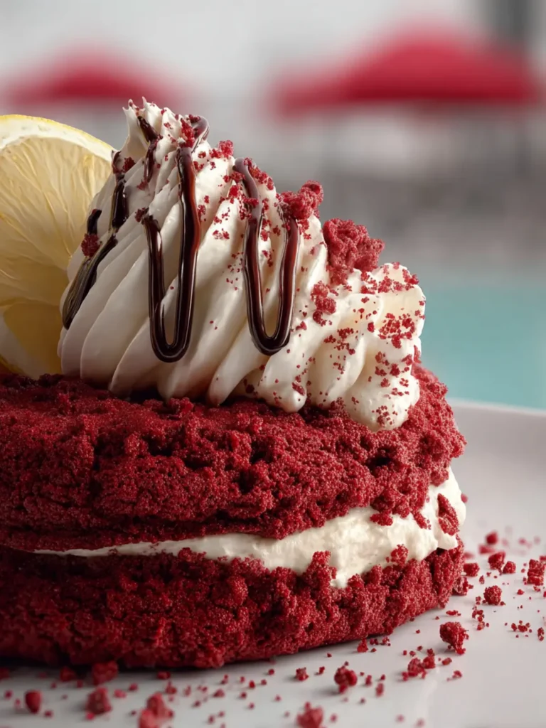 Red Velvet Cookie Cake First Image