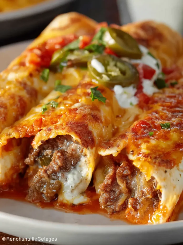Sausage Breakfast Enchiladas First Image