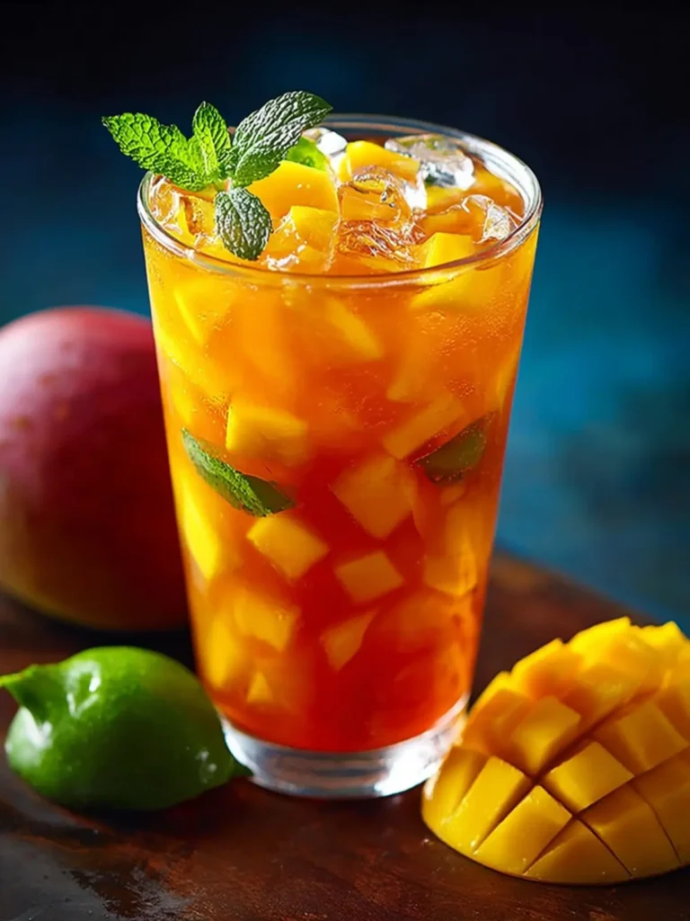 Tropical Sunset Mango Chill Iced Tea – Delicious and Easy to Make First Image