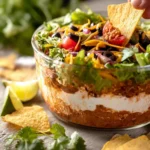 Vegetarian Layered Taco Dip First Image